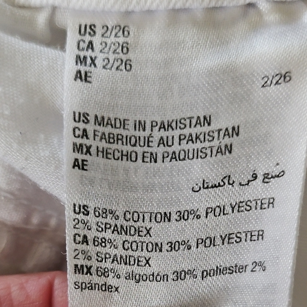 INC International Concepts- Distressed High-Rise Crop Jeans- Size 2 - Picture 7 of 9